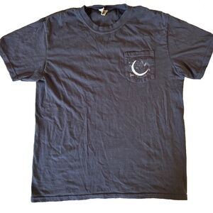 Grateful Dead Terrapin Station T-Shirt Woodcut Black White Men's Large Cotton